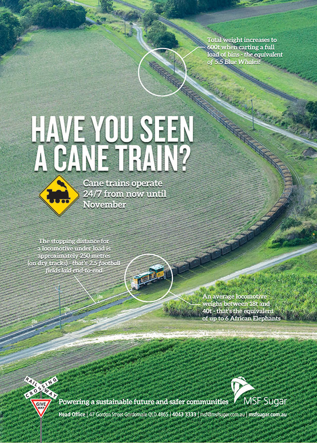 Cane Train Safety Campaign - Educational Fast Facts